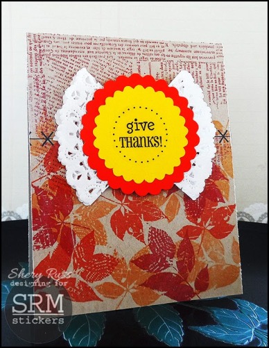 SRM Stickers Blog - Doily Love by Shery - #cards #doilies #stickers 
