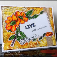 Paper craft project no. 314: Live with passion